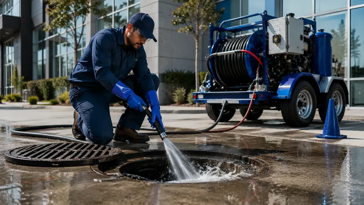 Commercial Hydro Jet Drain Cleaning in Oak View