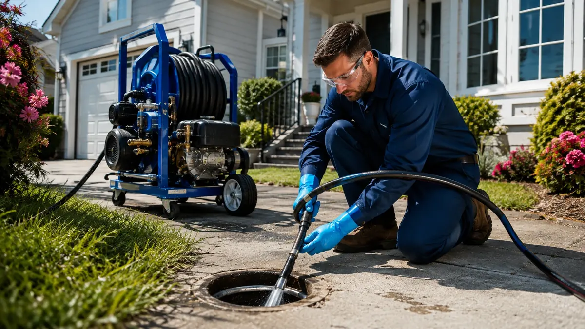 Residential Hydro Jet Drain Cleaning in Oak View